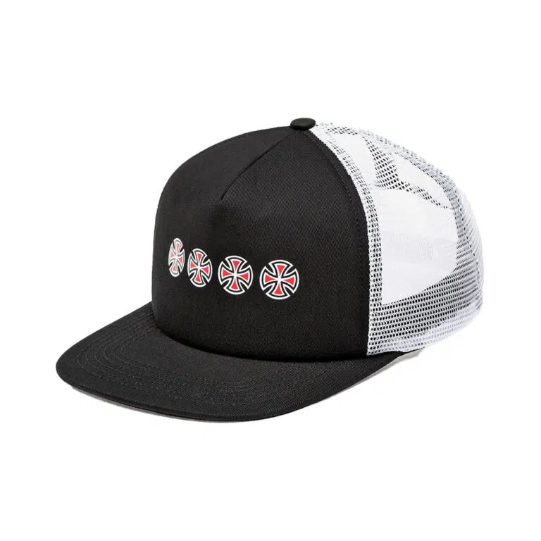 Καπέλο Trucker Independent Cross Sequent White Black