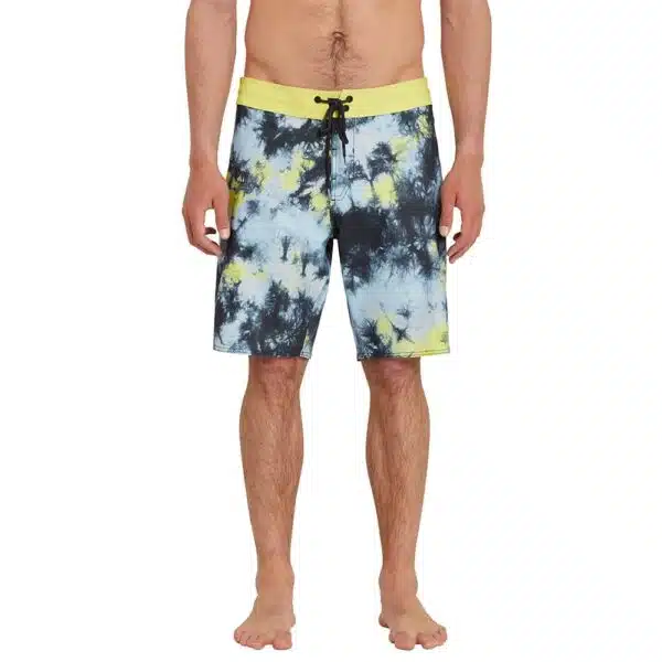 volcom saturate stoney lime tie dye