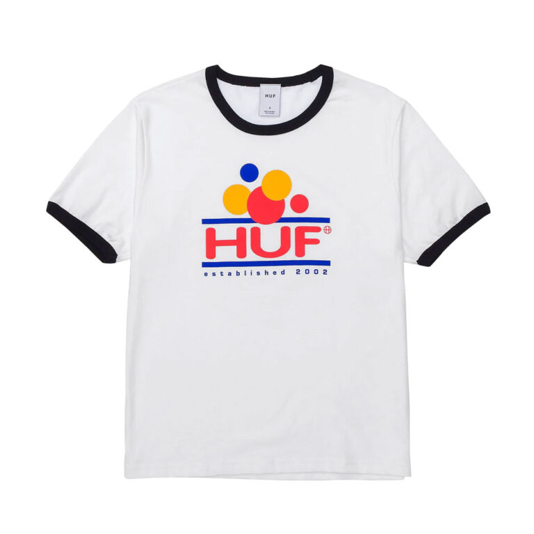 T-Shirt HUF Ringer White - Image 3