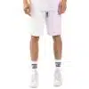 Religion Fade Shorts Off White Lavender