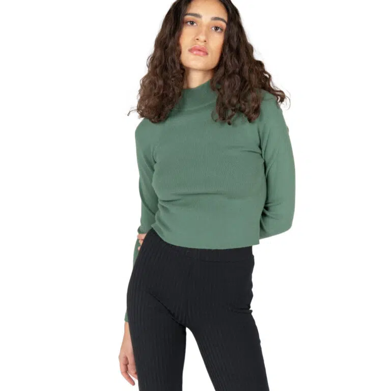 24 Colours Green Pullover