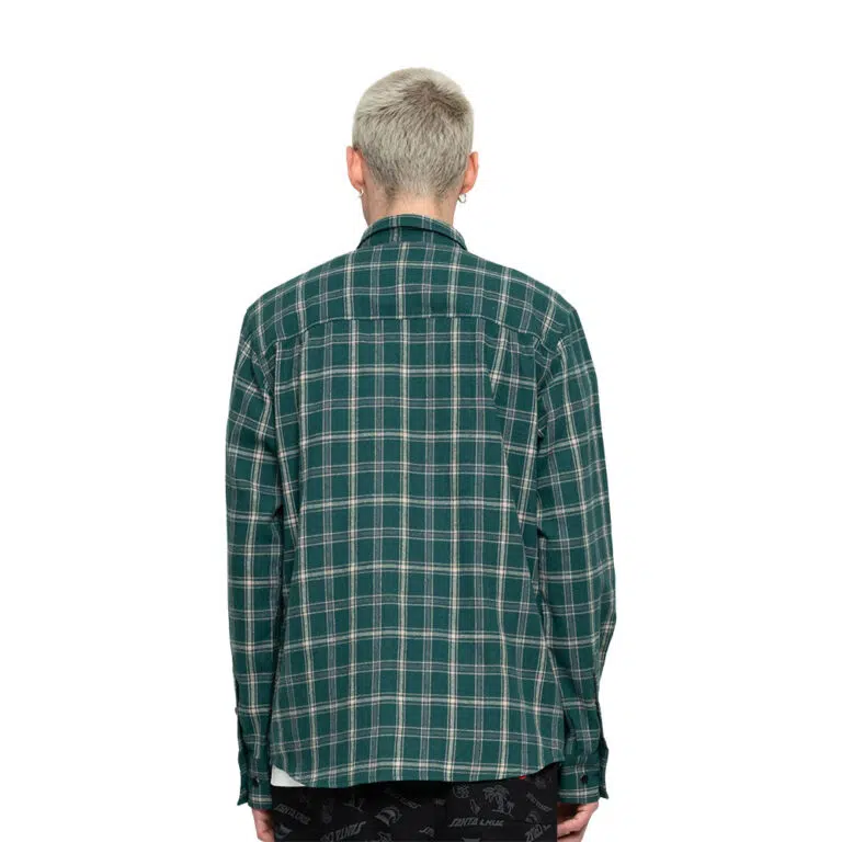 Flannel Shirt Santa Cruz Green Check