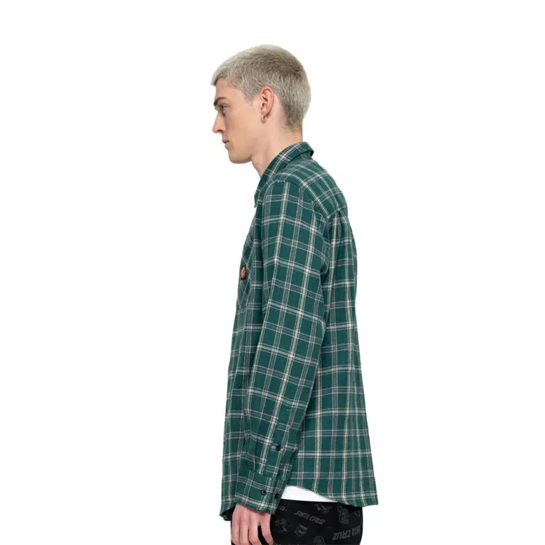 Flannel Shirt Santa Cruz Green Check