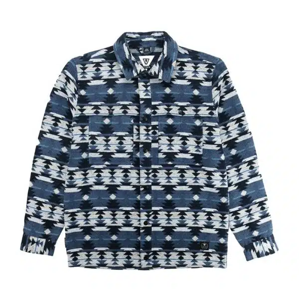 Vissla Nantan Overshirt Harbor Blue