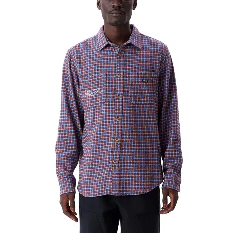 Obey Monty Shirt Digital Violet Multi