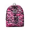 Hype Pink Zebra Backpack 18L Animal Print