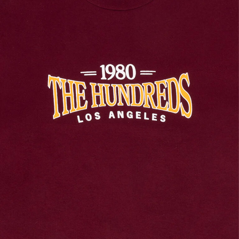 T-Shirt The Hundreds All Star Burgundy