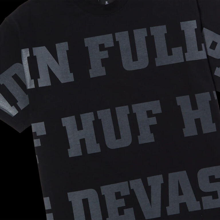 T-Shirt HUF Live Large Black