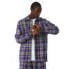 poukamiso HUF Banks Flannel Purple