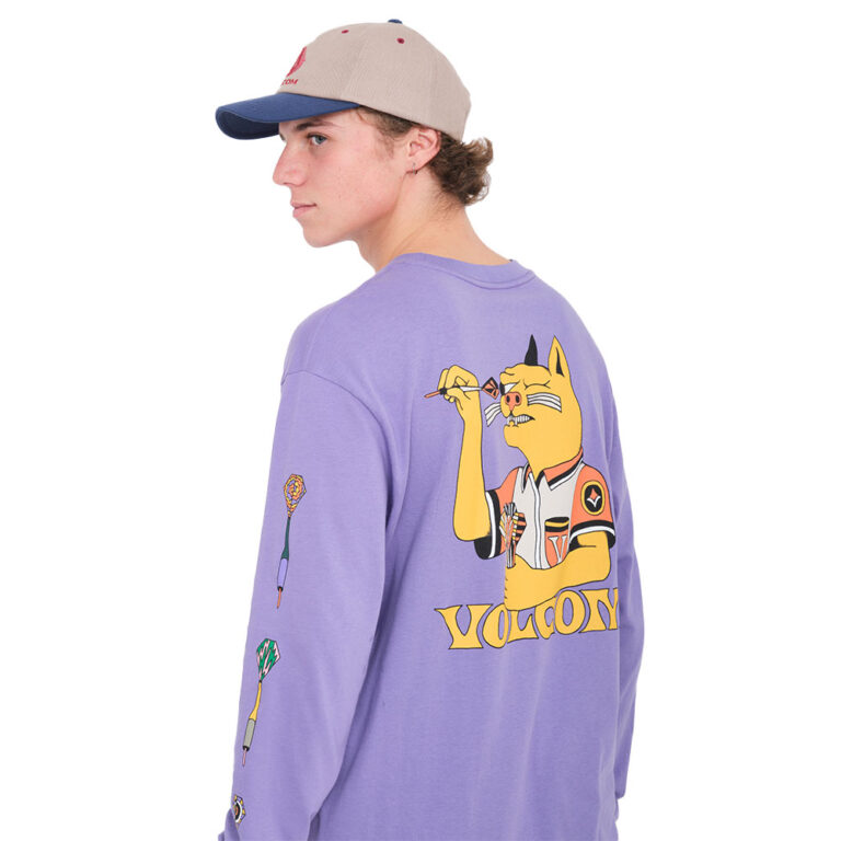 Volcom Nando Von Arb LS Tee Paisley Purple