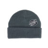 Santa Cruz Mono Lined Oval Beanie Grey