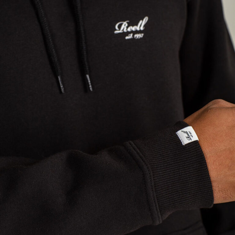 Reel Staple Logo Hoodie Black