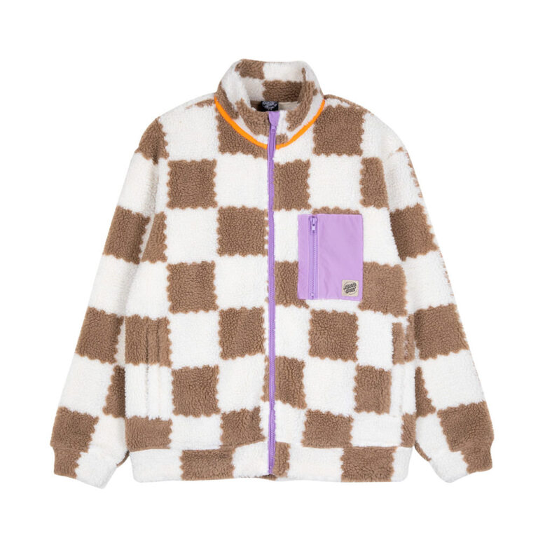 Santa Cruz Sydney Sherpa Fleece Brown Check