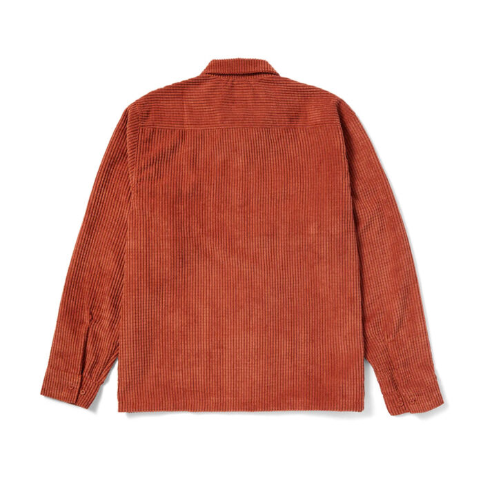 HUF Cornelius Zip Shirt Rust