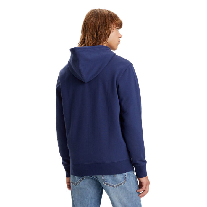 Levi's Original Zip Up Hoodie Academy Naval Blue