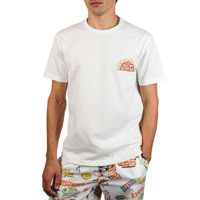 The Dudes Mid Summer Premium T-Shirt Off White