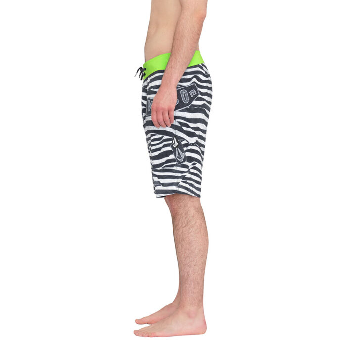 Volcom Mod Lido Print Boardshort 20'' Black White