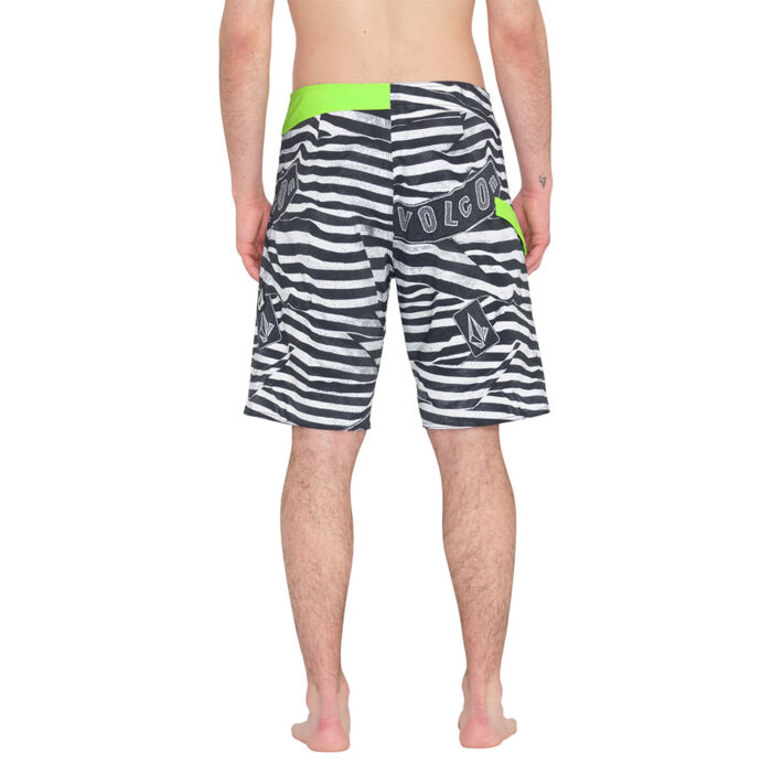 Volcom Mod Lido Print Boardshort 20'' Black White