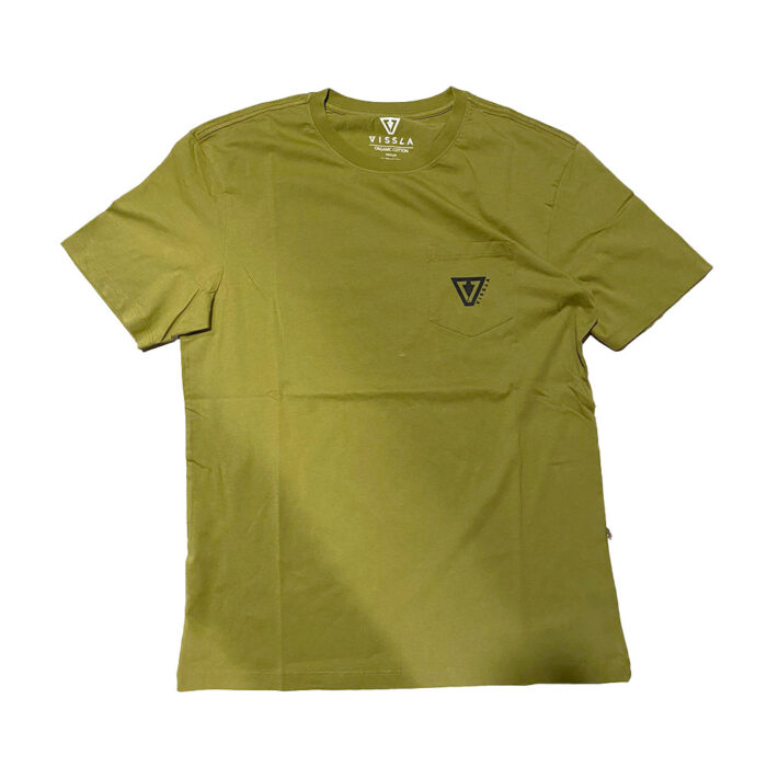 Vissla Established Pocket T-Shirt Olive