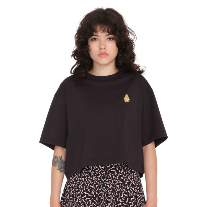 Volcom Tetsunori Crop Tee 1 Black