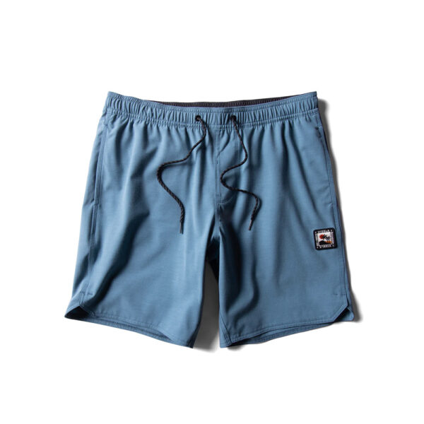 Vissla Solid Sets Eco-Lastic Boardshort 17.5'' Tidal Blue