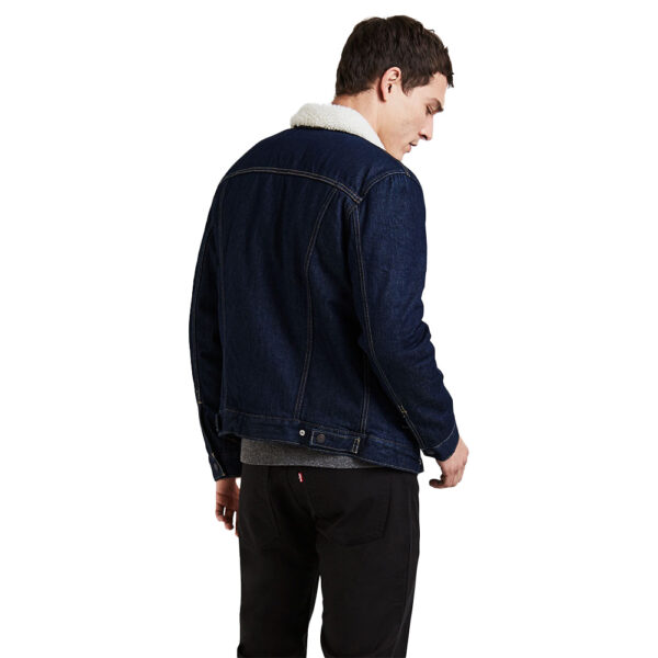 Levi's Type 3 Sherpa Trucker Jacket Med Indigo