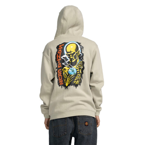 Santa Cruz Kendall Atomic Zip Hood Stone Grey