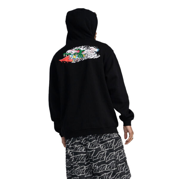 Santa Cruz Meek Concrete Slasher Hoodie Black