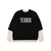 The Hundreds Unisex Layer Crewneck Black