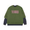 The Hundreds Unisex Layer Crewneck Forest Green