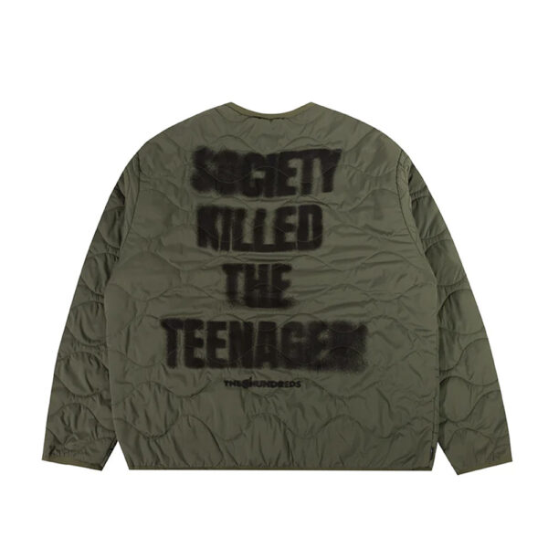 The Hundreds Teenager Liner Jacket Unisex Military Green