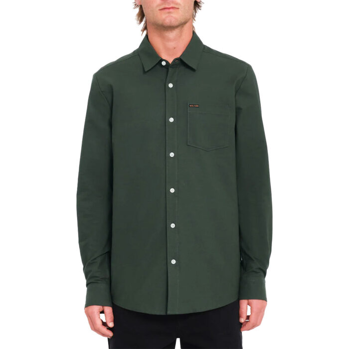 Volcom Veeco Oxford Shirt Dark Forest