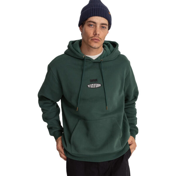 Rhythm Embroidered Fleece Hoodie Pine