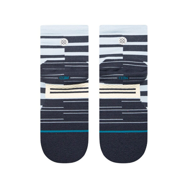 Stance Zippin Light Quarter Running Socks Ice Blue