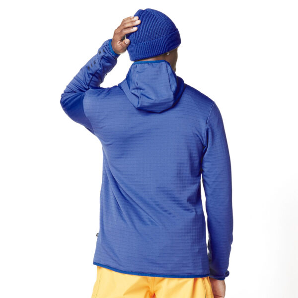 Picture Bake Grid Mid Layer Zip Fleece Ultramarine