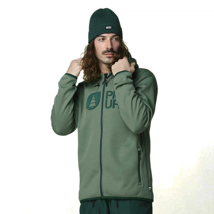 Picture Park Zip Tech Hoodie Laurel Wreath