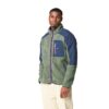 Picture Quilchena Zip Fleece Green Spray Dark Blue