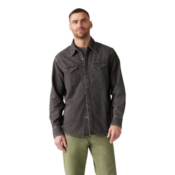 Levi's Barstow Denim Shirt Washed Black