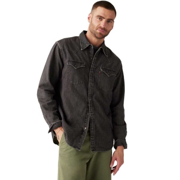 Levi's Barstow Denim Shirt Washed Black